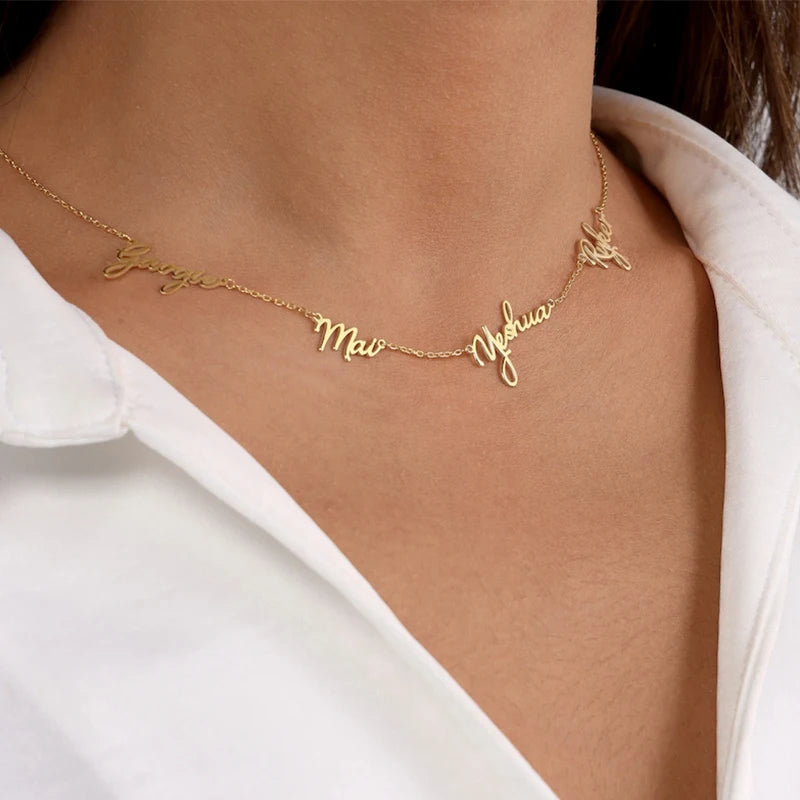 Custom 1-9 Name Necklace