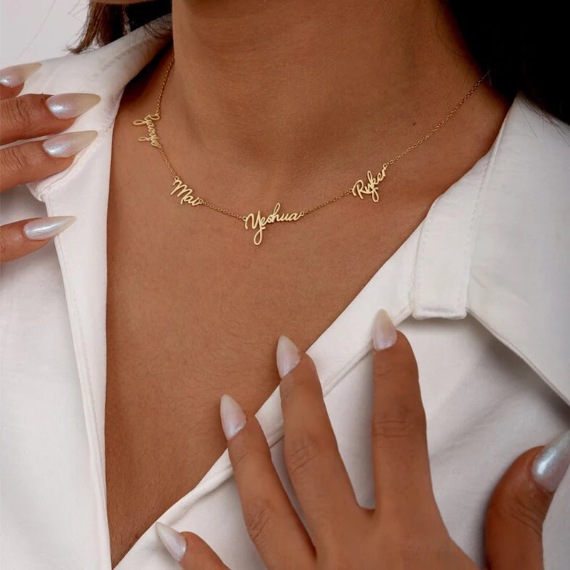 Custom 1-9 Name Necklace