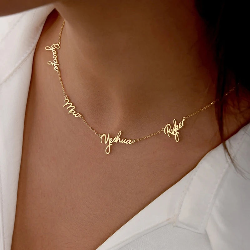 Custom 1-9 Name Necklace