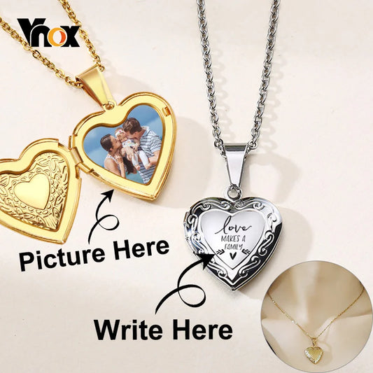 Custom Image and Text Necklace