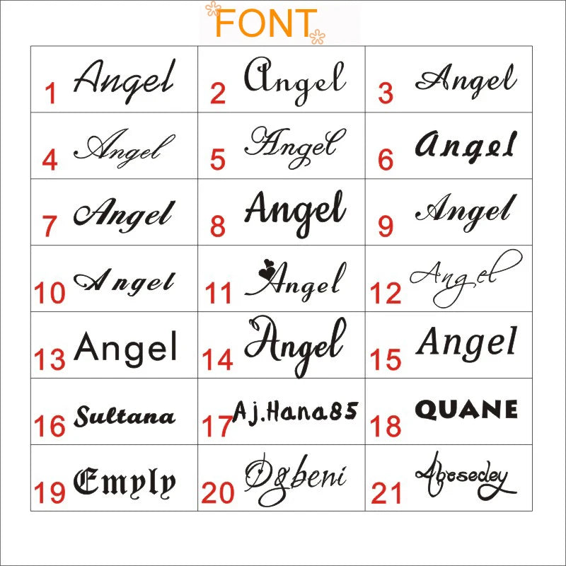 Custom 1-9 Name Necklace
