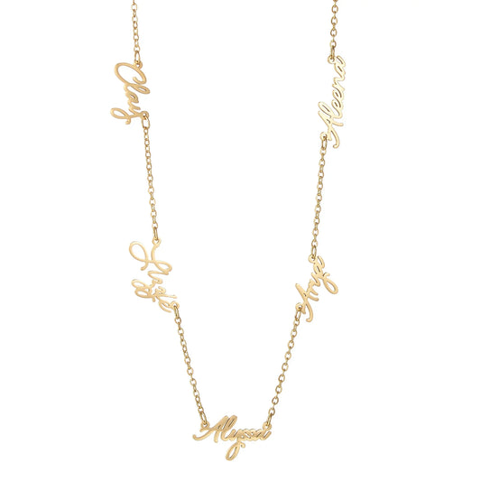 Custom 1-9 Name Necklace